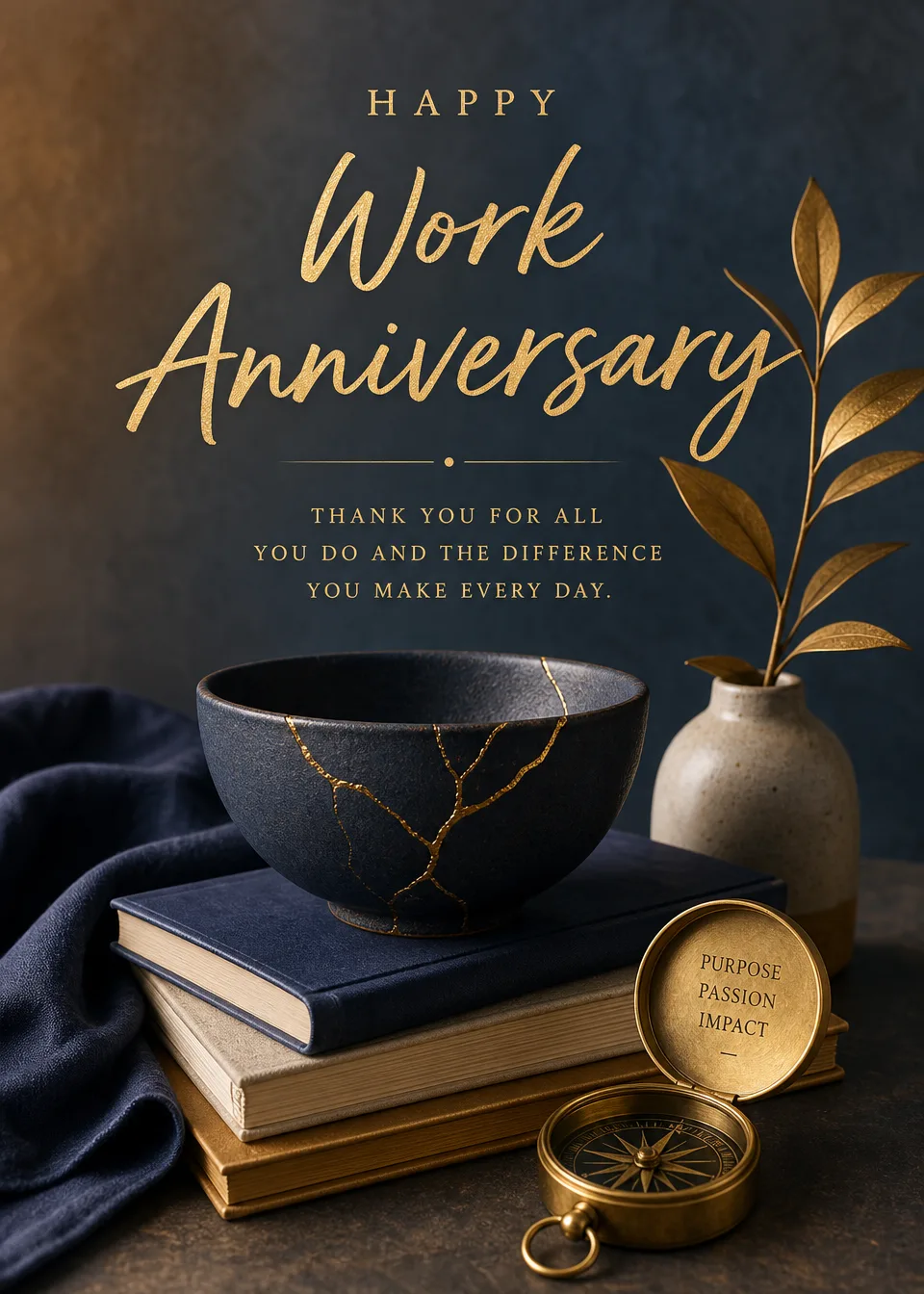 Cards for employment anniversaries and milestones. Invite everyone to add their own messages and make it personal.