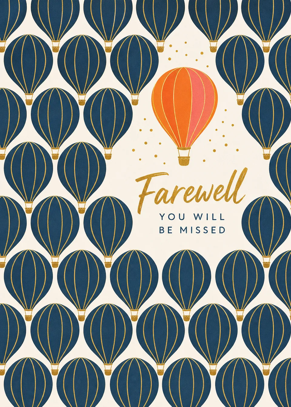 Leaving and goodbye cards for people moving on. Invite everyone to add their own messages and make it personal.
